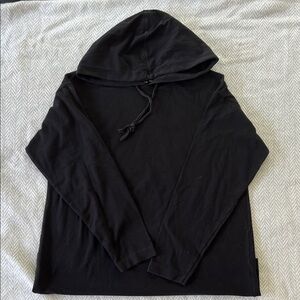Eileen Fisher Black Long Sleeve Hoodie